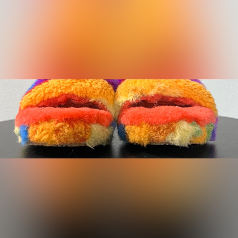 UGG Fluff Yeah Cali Collage Rainbow Sheepskin Fur… - image 6